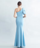 【5色】ロングドレス Party ワンショルダー セクシー キャバドレス セクシー 誕生日 演奏会 宴会 XH2-YEY19967#