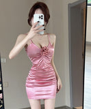 【5色】ミニドレス セクシー フラワー ナイトクラブ 肌見せ 指名 XH2-DD7392