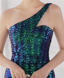 【8色】ロングドレス 高品質 キラキラ ナイトドレス 宴会 ワンショルダー 演奏会 XH2-YEY18891#