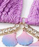 ビキニ セクシー 水着 人魚姫 モノキニ ダイヤモンド インスタ 話題 XH7-SMQ-Y119