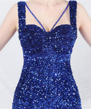 【7色】ロングドレス ナイトドレス スリート 華奢感 キラキラ 宴会 演奏会 誕生日 XH2-YEY31801#