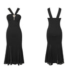 【手作り】ロングドレス マーメイドスカート キラキラ 宴会 ホルターネック セクシー XH2-JY20319