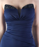 【8色】ロングドレス ナイトドレス ベアトップ 華奢感 キラキラ 宴会 演奏会 誕生日 XH2-YEY31978#