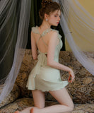 【3色】パジャマ エロかわいい 刺繡 ルームウェア 女子力 XH8-GR-J3336