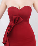 【5色】ロングドレス ナイトドレス ベアトップ スリート 宴会 演奏会 誕生日 XH2-YEY31319#