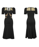 【purple&black】【手作り】ロングドレス エレガント 気質 チュール ユニーク XH2-JY10542