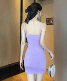 【3色】ミニドレス 谷間見せ キャバドレス セクシー ナイトクラブ 気質 指名 気質 XH2-YM8796