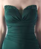 【8色】ロングドレス ナイトドレス ベアトップ 華奢感 キラキラ 宴会 演奏会 誕生日 XH2-YEY31978#