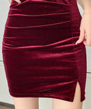 【4色】キャバドレス セクシー ミニドレス 谷間魅せ 肌見せ XH2-DD4051