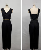 【2色】ワイドパンツ 新作 かわいい ゴージャス おしゃれ Vネック セクシー XH2-ZED880578E