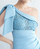 【5色】ロングドレス Party ワンショルダー セクシー キャバドレス セクシー 誕生日 演奏会 宴会 XH2-YEY19967#