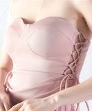 【6色】ロングドレス ナイトドレス ベアトップ 華奢感 スリート 宴会 演奏会 誕生日 XH2-YEY31902#