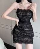 ミニドレス キャバドレス レース キラキラ タイトドレス sexy ナイトクラブ XH2-DD4509