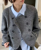 【2色】カシミヤ コート 高品質 手作り かわいい 新作 ゴージャス XH2-ZDM2303