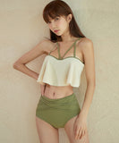 ビキニ 水着 モノキニ セクシー 温泉 韓国っぽ 大人可愛い XH7-CF-WY2330