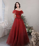 ナイトドレス 宴会 ロングドレス キラキラ お姫様 オフショルダー 誕生日 パーティー 演奏会 XH2-YXSZ10/16