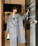 【3色】カシミヤ コート チェスターコート 高品質 オーバーサイズ ウール XH2-ZDM2317