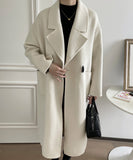 【3色】カシミヤ コート チェスターコート 高品質 オーバーサイズ ウール XH2-ZDM2317