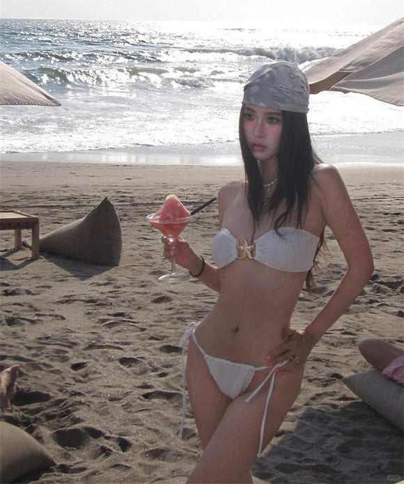 2色 ビキニ セクシー タンキニ 水着 hot girl おしゃれ 海辺 温泉 XH7-DP-A33344