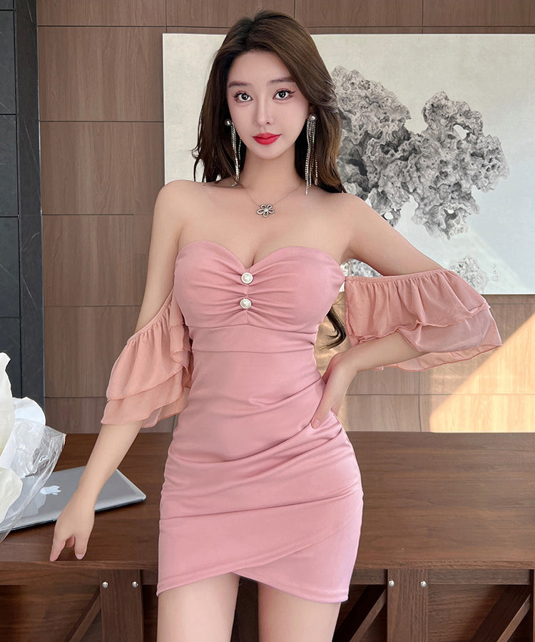 新品☆3色展開☆キャバドレス✧シンプル＆エレガントロング丈 高級キャバドレス通販サイト Angel R エンジェルアール キャバ