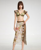 3点セット 水着 モノキニ 着痩せ hot girl セクシー おしゃれ ビキニ XH7-FH-YAO02