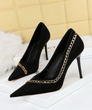 【2色】ハイヒール パンプス おしゃれ 高見え 7cm/9cm パーティー WQ5-DS3739-2