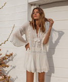 サンドレス かわいい 旅行 ハワイ 体型カバー お洒落 XH2-MX-ZS1009