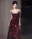 【2色】高級感 ロングドレス 誕生日 キラキラ パーティー ナイトドレス 宴会 XH2-MBYD-ltao719275878974