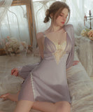【3色】パット付き セクシー ルームウェア エロかわいい パジャマ レース 谷間魅せ XH8-GR3168