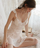 【3色】フリル 清楚感 かわいい 少女 バレンタインデー 勝負 パジャマ ルームウェア XH8-WMSZ2255