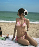 ビキニ 可愛い 着瘦せ chic セクシー 肌見せ モノキニ 温泉 XH7-CF-SNMQ274