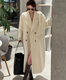 【4色】カシミヤ コート チェスターコート 高品質 オーバーサイズ ウール XH2-ZDM2318