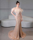 ナイトドレス 宴会 ロングドレス キラキラ お姫様 ふわふわ 誕生日 パーティー 演奏会 XH2-MBYD-ltao720921670983