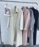 【4色】カシミヤ コート チェスターコート 高品質 オーバーサイズ ウール XH2-ZDM2309