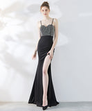 【6色】ロングドレス Partydress キラキラ 宴会 誕生日 演奏会 ベアトップ フリル XH2-YEY16188#