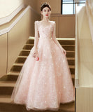 手作り バースデーロングドレス 宴会 パーティー 演奏会 ベアトップ フラワー キラキラ XH2-MBYD-ltao776018509615