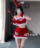 5点セット【2色】クリスマ コスプレ ベアトップ セクシー かわいい サンタ服 XH2-JXL-S27