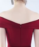 【7色】ロングドレス パーティードレス オフショルダー お姫様 誕生日 演奏会 宴会 XH2-YEY31239#