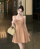 ミニドレス Aライン キャバドレス 大人可愛い セクシー 宴会 パーティードレス リボン 着痩せ 気質XH2-XKD-D200-8102-Jun7