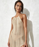 【3色】サンドレス ビーチ 旅行 海辺 スリット セクシー ハワイ XH2-MX-ZS2116