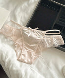 【４色】パンツ セット パンティ セクシー レースショーツ レディース 紐パン ストリングショーツ ローライズ コットン クロッチ付き　KS8-SMY3855