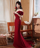 ナイトドレス ロングドレス 宴会 ベアトップ 誕生日 演奏会 Party エレガント XH2-MBYD-ltao653751324236