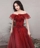 ナイトドレス 宴会 ロングドレス キラキラ お姫様 オフショルダー 誕生日 パーティー 演奏会 XH2-YXSZ10/16