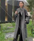 【4色】カシミヤ コート チェスターコート 高品質 オーバーサイズ ウール XH2-ZDM2309