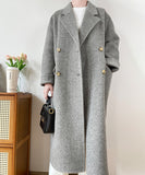 【4色】カシミヤ コート チェスターコート 高品質 オーバーサイズ ウール XH2-ZDM2318