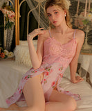 カワセクシー ルームウェア えちえち 花柄 レース XH8-GR19718