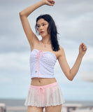 【2色】ビキニ 水着 ワンピース セクシー ガーリー 小胸さん ビーチ 海 温泉 XH7-YQ-HHQB95SNLL