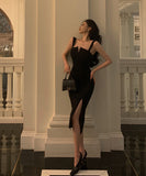 膝丈ドレス キャバドレス エレガント 気質 谷間魅せ 指名 セクシー XH2-DD3848