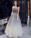 ナイトドレス 宴会 ロングドレス ベアトップ お姫様 誕生日 パーティー 演奏会 XH2-YAHS106