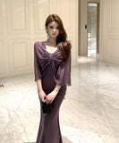 ロングドレス エレガント 通勤 キャバドレス セクシー 気質 着痩せ 気質 大人可愛い XH2-ZED889145DXH343B